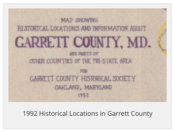 1992 Historical Locations in Garrett County
