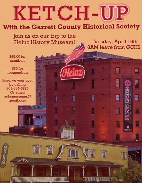 Heinz History Center bus trip and tour  –  April 16,2024